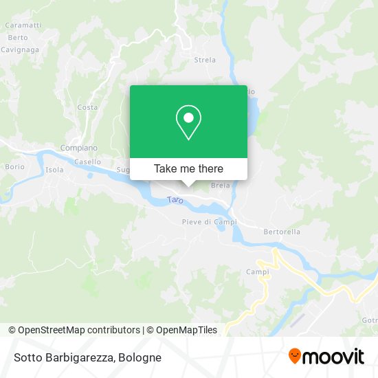 Sotto Barbigarezza map