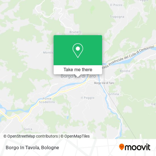 Borgo In Tavola map
