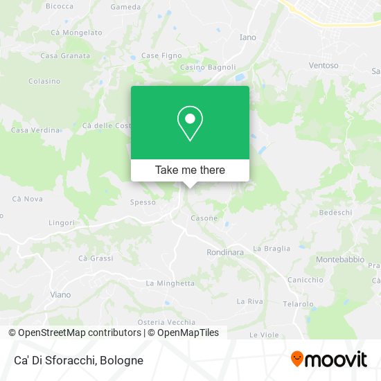 Ca' Di Sforacchi map