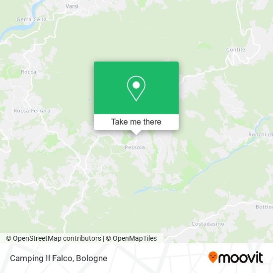 Camping Il Falco map