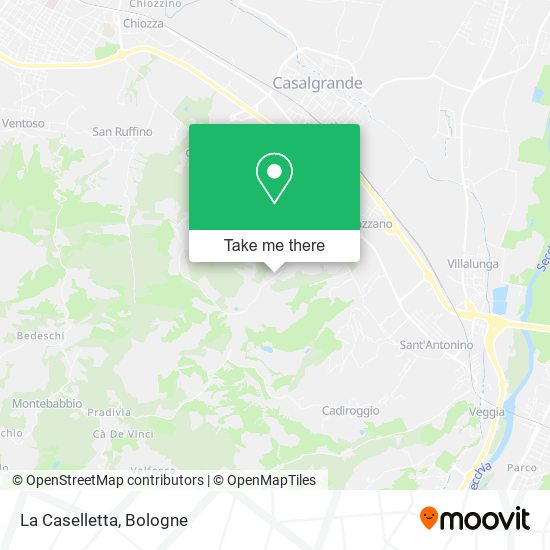 La Caselletta map
