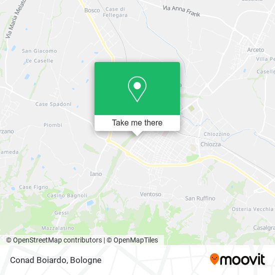 Conad Boiardo map