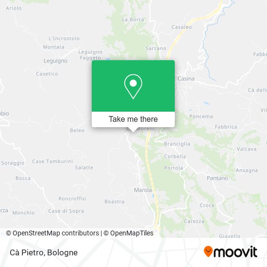 Cà Pietro map
