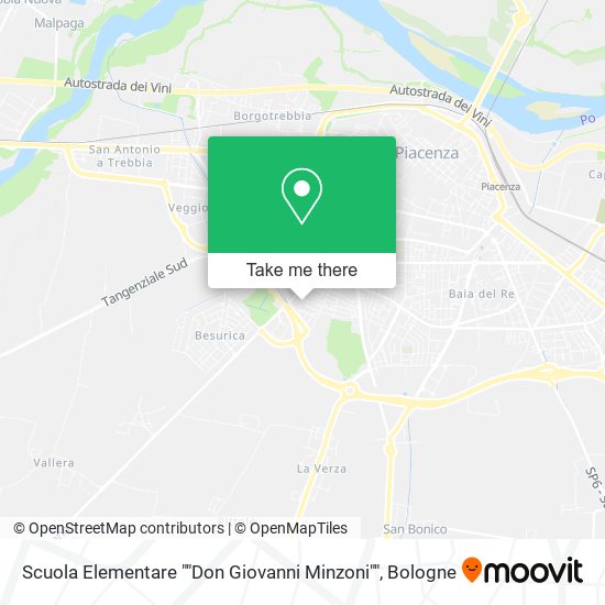 Scuola Elementare ""Don Giovanni Minzoni"" map