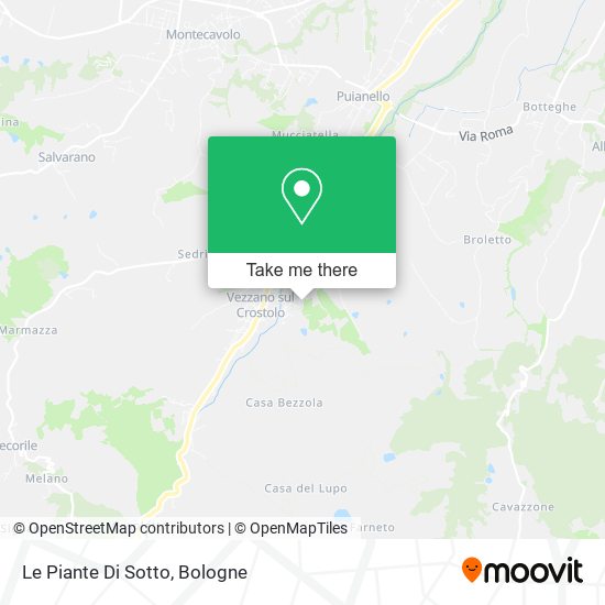 Le Piante Di Sotto map