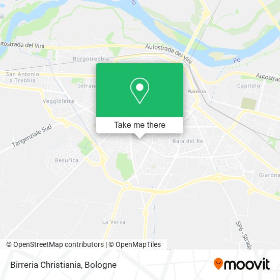 Birreria Christiania map