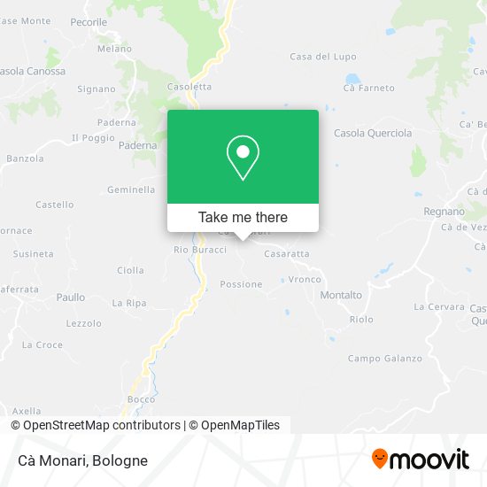 Cà Monari map