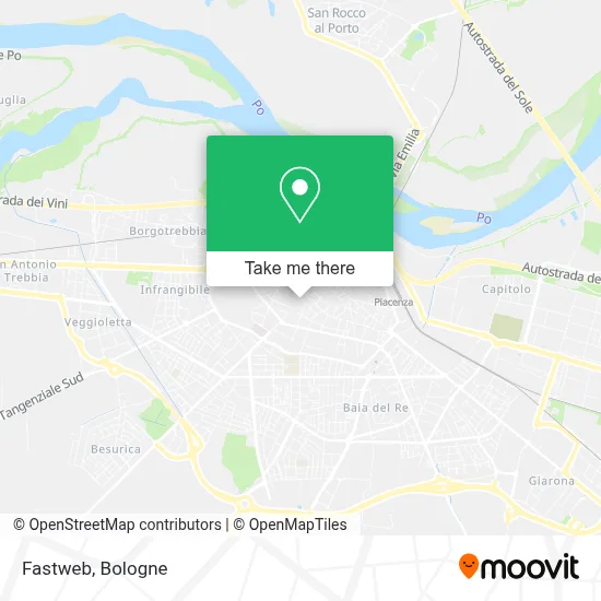 Fastweb map