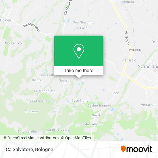 Cà Salvatore map