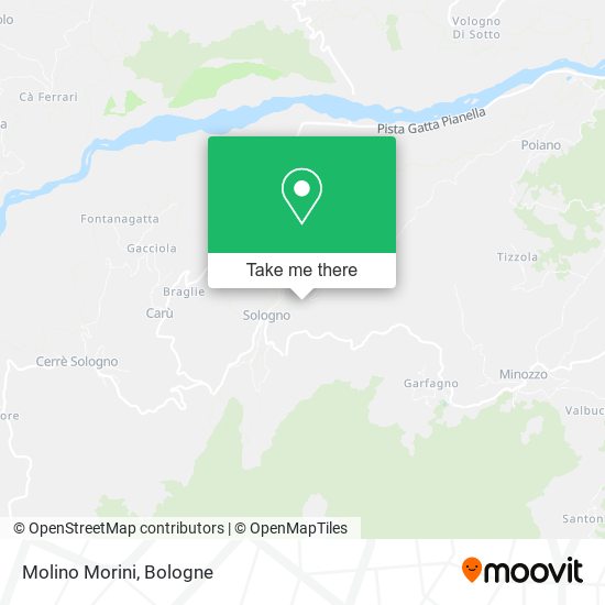 Molino Morini map