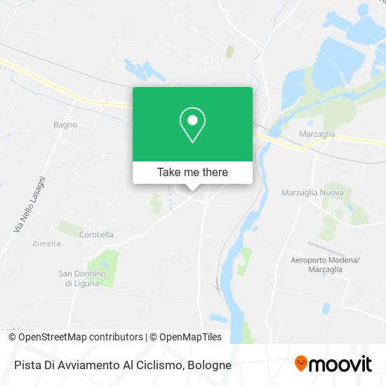 Pista Di Avviamento Al Ciclismo map