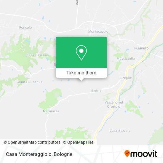 Casa Monteraggiolo map