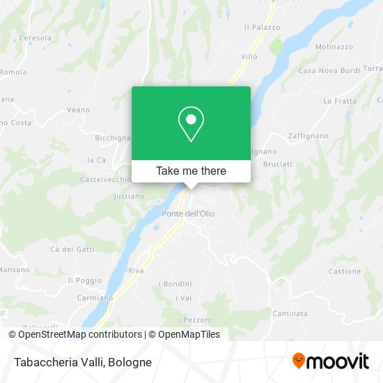 Tabaccheria Valli map