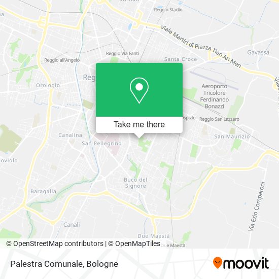 Palestra Comunale map
