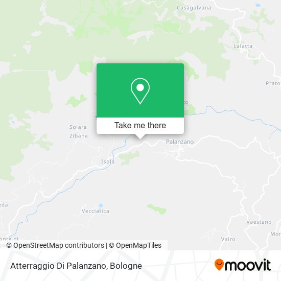 Atterraggio Di Palanzano map