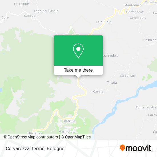Cervarezza Terme map