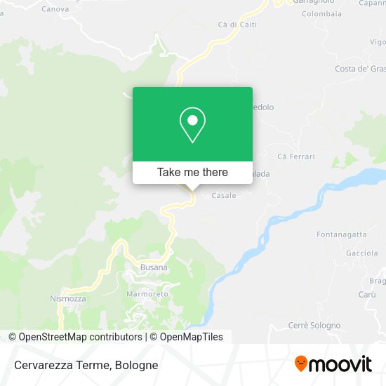 Cervarezza Terme map