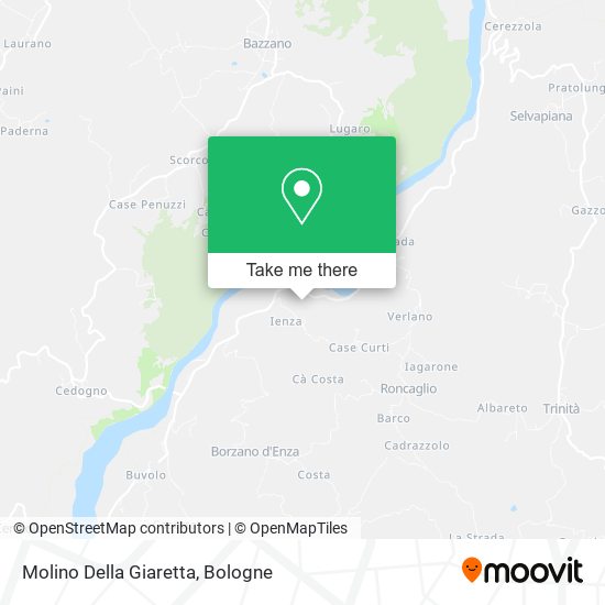 Molino Della Giaretta map