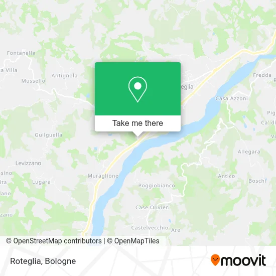 Roteglia map