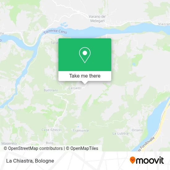 La Chiastra map