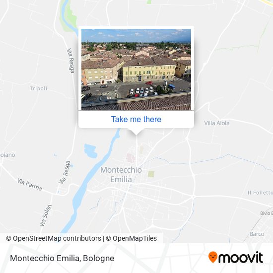Montecchio Emilia map