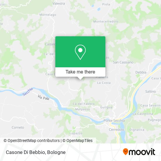 Casone Di Bebbio map