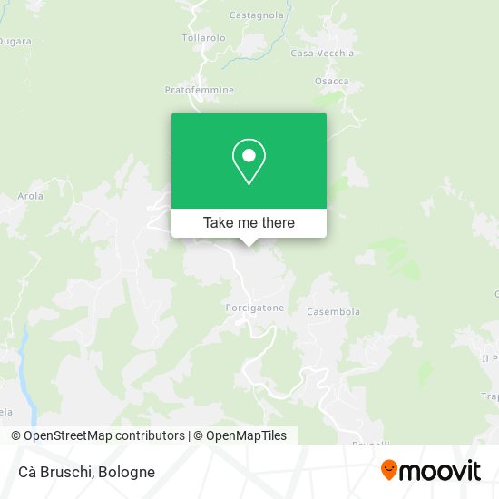 Cà Bruschi map