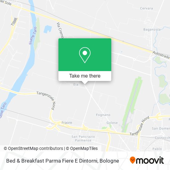Bed & Breakfast Parma Fiere E Dintorni map