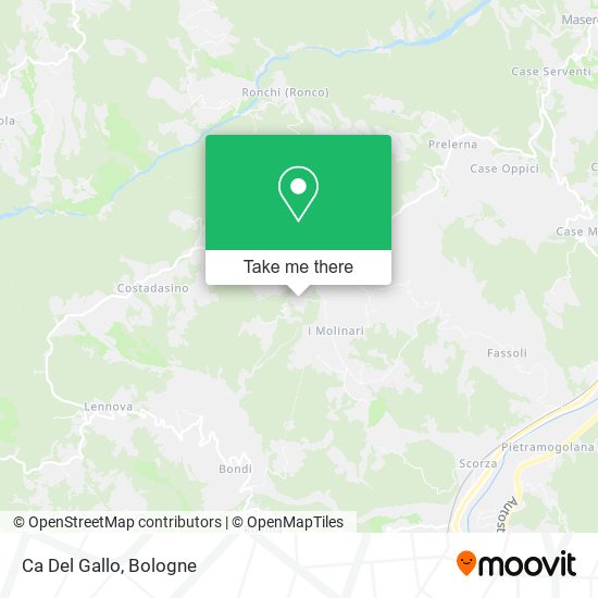 Ca Del Gallo map