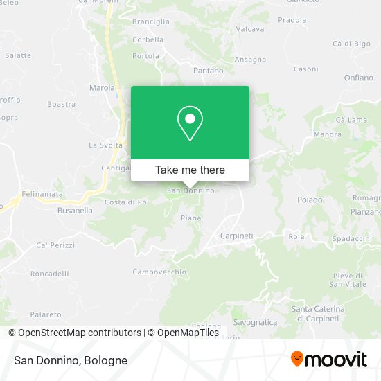 San Donnino map