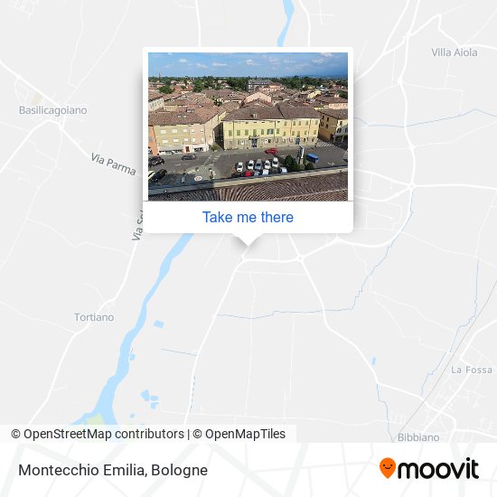 Montecchio Emilia map
