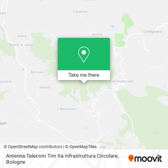 Antenna Telecom Tim Ita Infrastruttura Circolare map
