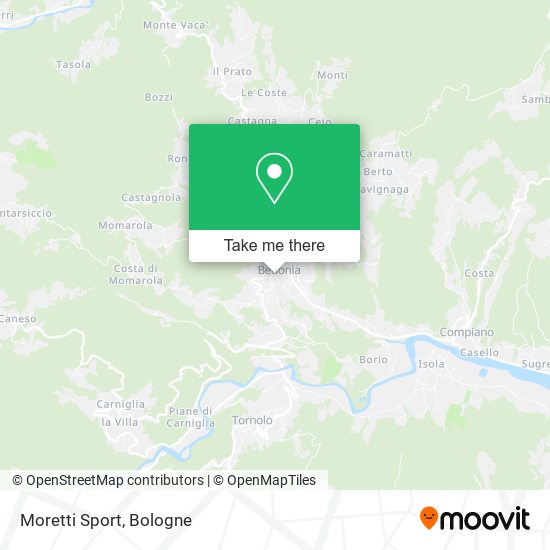 Moretti Sport map
