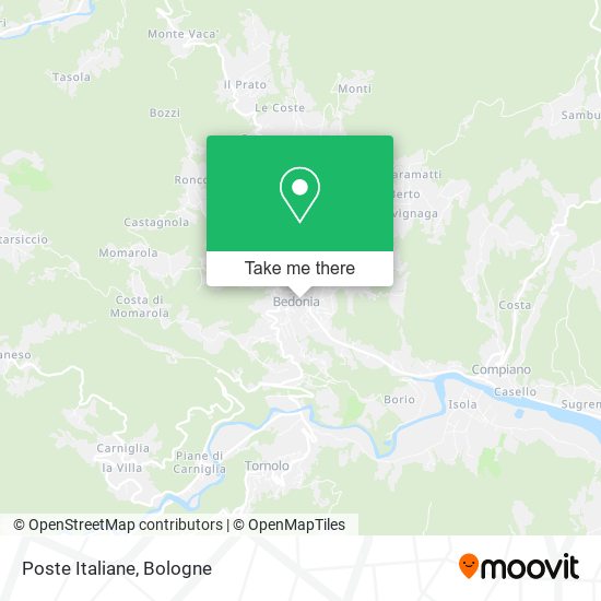 Poste Italiane map
