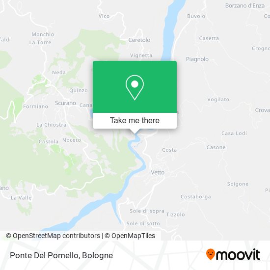 Ponte Del Pomello map