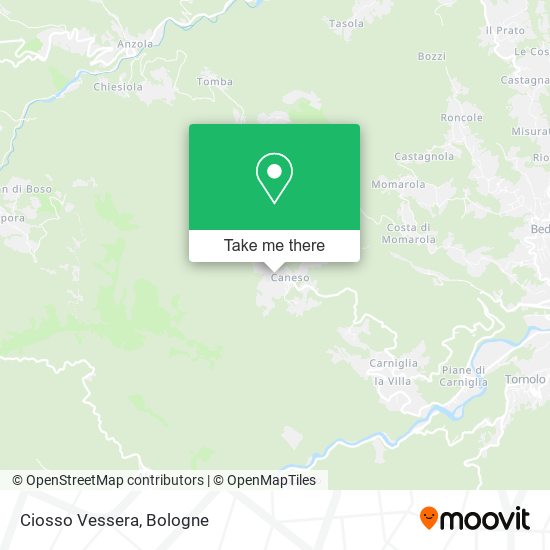 Ciosso Vessera map