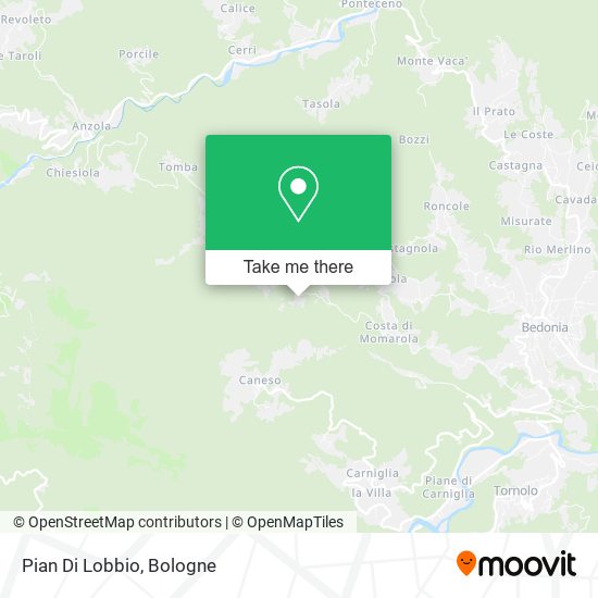 Pian Di Lobbio map