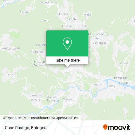 Case Rustiga map