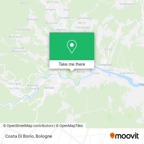 Costa Di Borio map