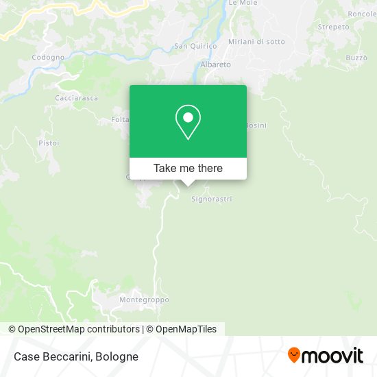 Case Beccarini map