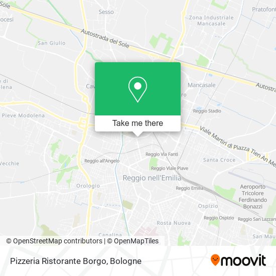 Pizzeria Ristorante Borgo map