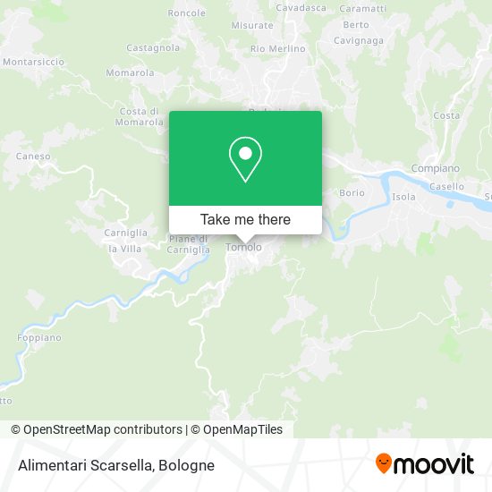 Alimentari Scarsella map