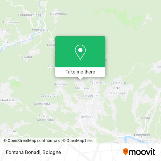 Fontana Bonadi map
