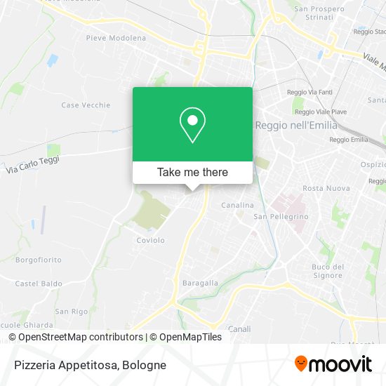 Pizzeria Appetitosa map