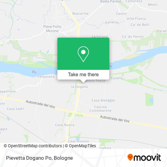 Pievetta Dogano Po map