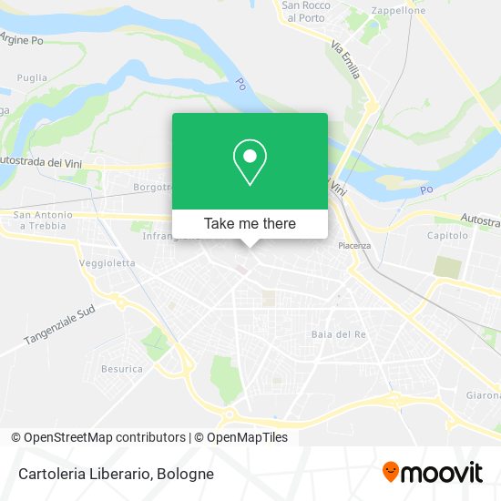 Cartoleria Liberario map