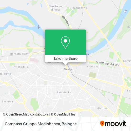 Compass Gruppo Mediobanca map