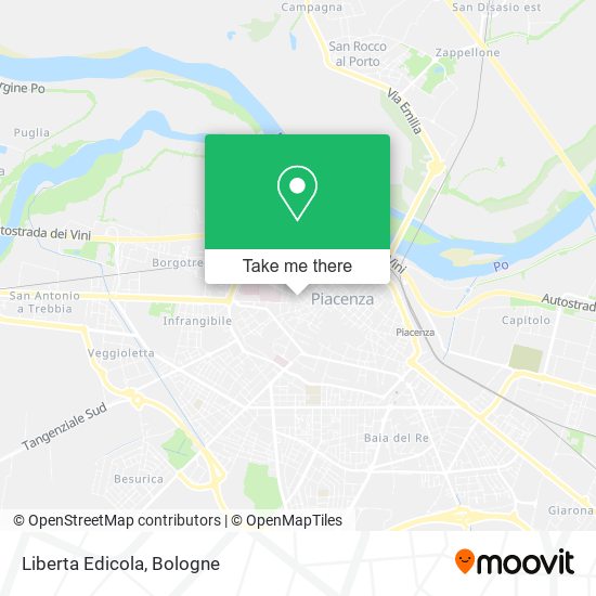 Liberta Edicola map