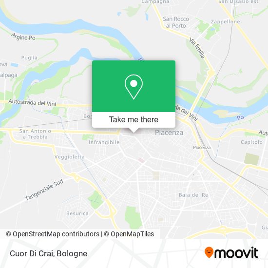 Cuor Di Crai map