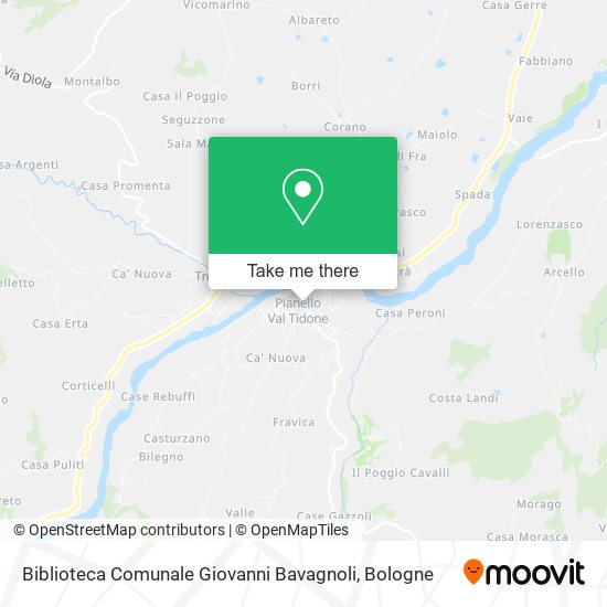 Biblioteca Comunale Giovanni Bavagnoli map